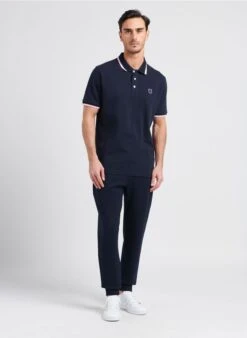 Eden Park Pantalon De Jogging En Coton Mélangé | Bleu -Sandro Geschaft 4053739