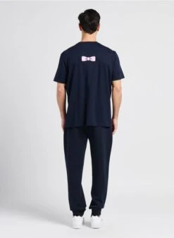 Eden Park Pantalon De Jogging En Coton Mélangé | Bleu -Sandro Geschaft 4053741