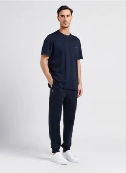 Eden Park Pantalon De Jogging En Coton Mélangé | Bleu -Sandro Geschaft 4053742