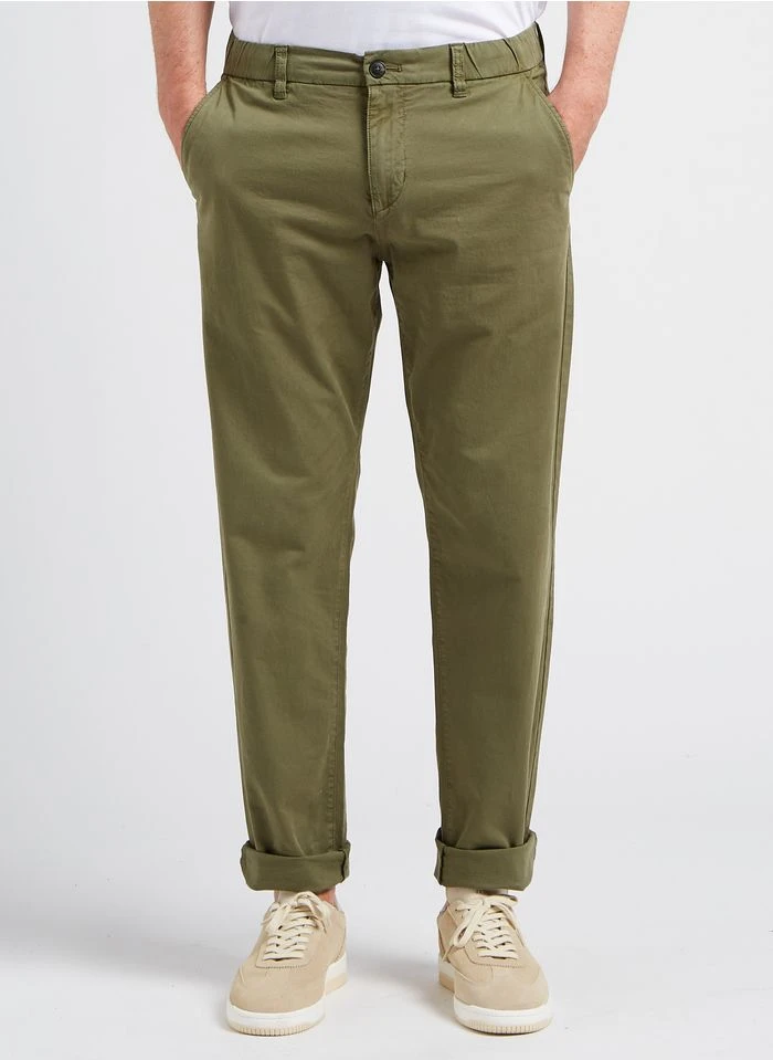 Marc O'Polo Pantalon Chino En Coton | Kaki 4 Marc O'Polo Pantalon Chino En Coton | Kaki – Bild 2