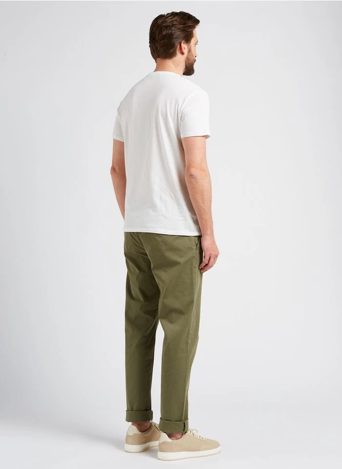 Marc O'Polo Pantalon Chino En Coton | Kaki 20 Marc O'Polo Pantalon Chino En Coton | Kaki – Bild 18