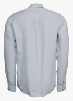 ESPRIT Chemise Regular-fit En Lin Et Coton | Bleu -Sandro Geschaft 4059783