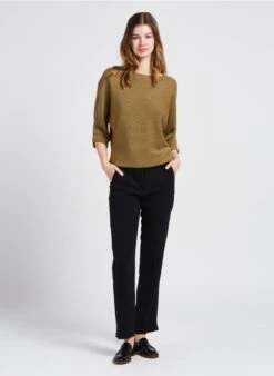 JAURES - Pantalon Droit Taille Haute | Noir 16 JAURES - Pantalon Droit Taille Haute | Noir -Sandro Geschaft 4072809