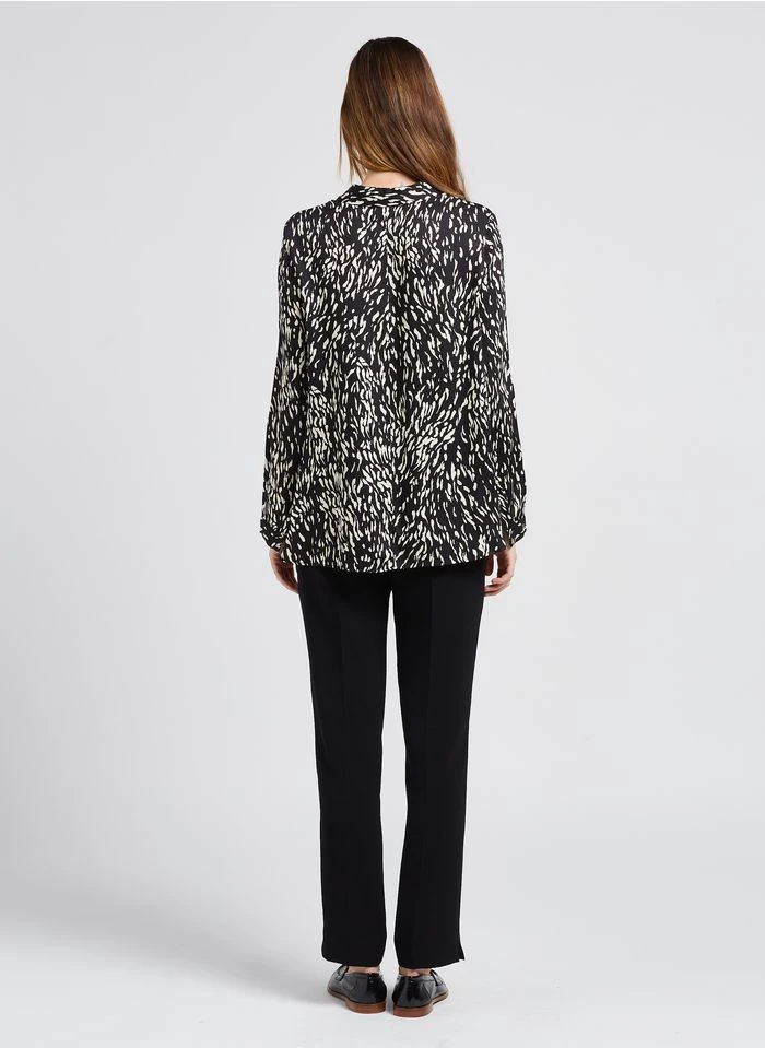 JAURES - Pantalon Droit Taille Haute | Noir 9 JAURES - Pantalon Droit Taille Haute | Noir – Bild 7