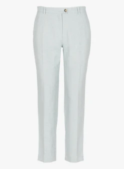 JUDE - Pantalon Droit En Coton Mélangé | Bleu 9 JUDE - Pantalon Droit En Coton Mélangé | Bleu -Sandro Geschaft 4073163