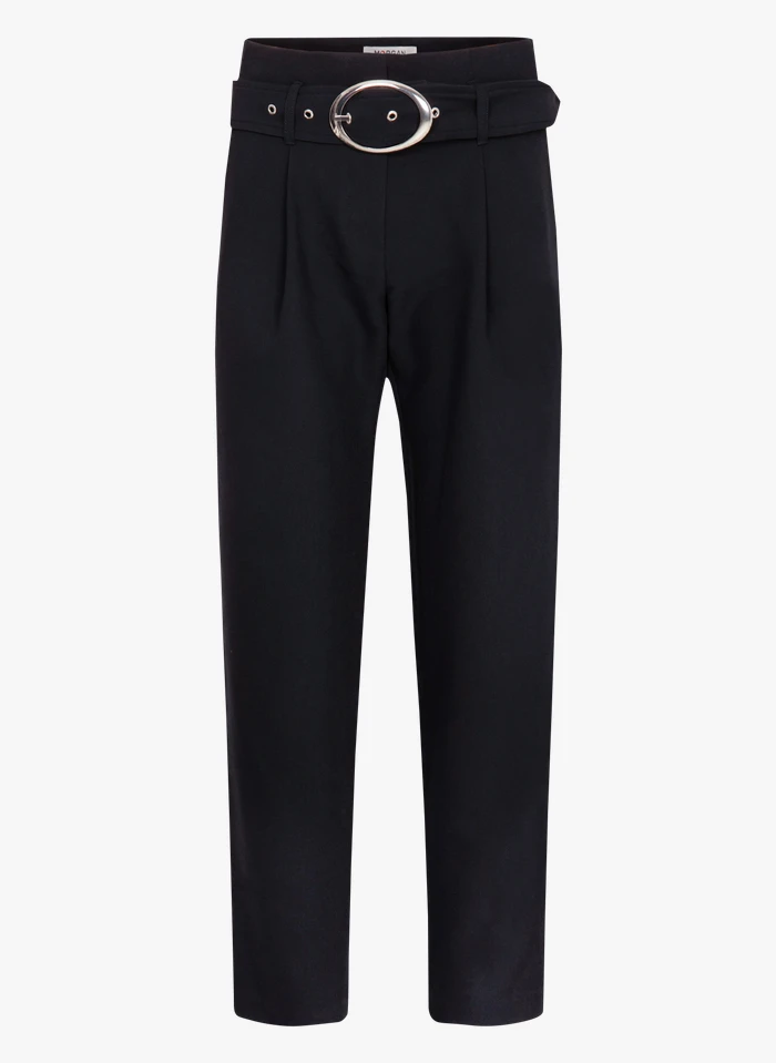 MORGAN PARIA - Pantalon Droit Taille Haute | Bleu 4 MORGAN PARIA - Pantalon Droit Taille Haute | Bleu – Bild 2