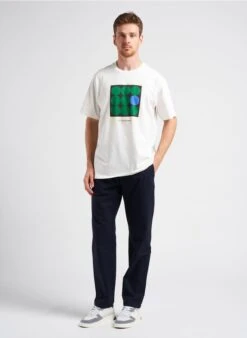 Thinking Mu Pantalon Chino Droit En Coton Bio | Bleu -Sandro Geschaft 4082194