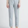 JUDE - Pantalon Droit En Coton Mélangé | Bleu 1 JUDE - Pantalon Droit En Coton Mélangé | Bleu -Sandro Geschaft 4089408