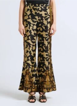 Mes Demoiselles ABELIA - Pantalon Large Fluide | Beige