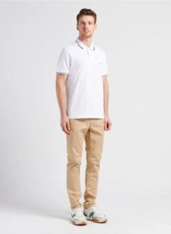 CHEVIGNON DUCK - Pantalon Chino Slim-fit En Coton Bio | Beige -Sandro Geschaft 4104197