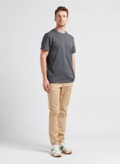 CHEVIGNON DUCK - Pantalon Chino Slim-fit En Coton Bio | Beige -Sandro Geschaft 4104215