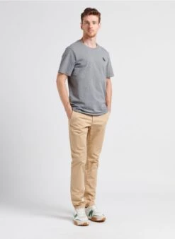 CHEVIGNON DUCK - Pantalon Chino Slim-fit En Coton Bio | Beige -Sandro Geschaft 4104231