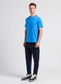 Armani Exchange Jogging A Bandes Logotypées En Coton | Bleu 24 Armani Exchange Jogging A Bandes Logotypées En Coton | Bleu -Sandro Geschaft 4104363