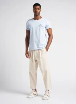 SWING - Pantalon Carotte En Coton Bio | Beige 29 SWING - Pantalon Carotte En Coton Bio | Beige -Sandro Geschaft 4105036