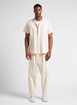 SWING - Pantalon Carotte En Coton Bio | Beige 41 SWING - Pantalon Carotte En Coton Bio | Beige -Sandro Geschaft 4105056 1