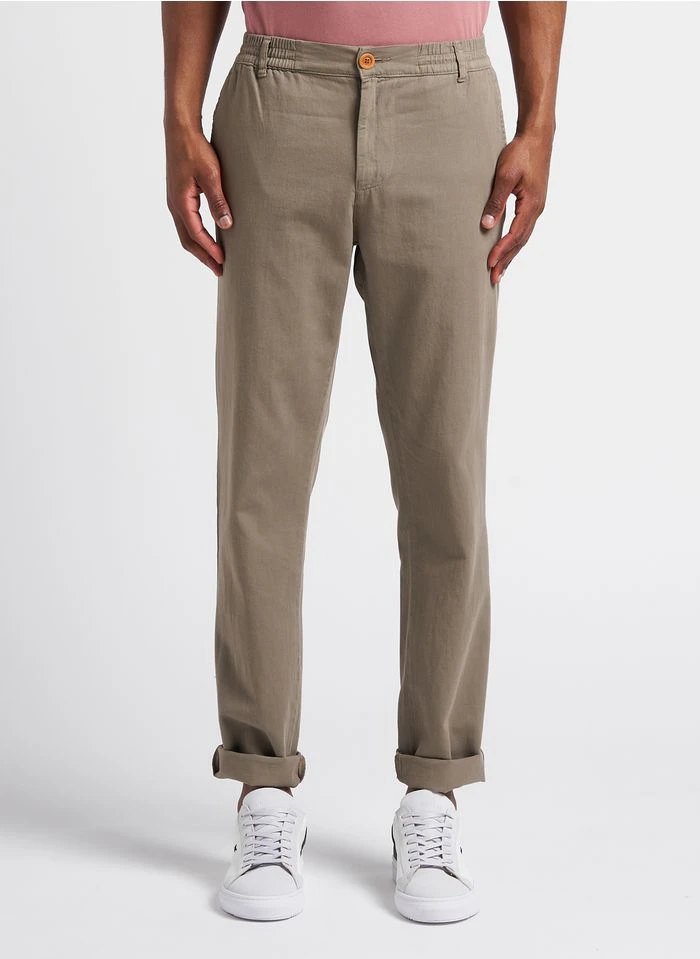 CHINO - Pantalon Chino En Coton Biologique | Kaki 4 CHINO - Pantalon Chino En Coton Biologique | Kaki – Bild 2