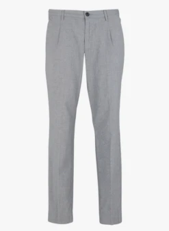 Boss Pantalon Slim En Coton Mélangé | Noir