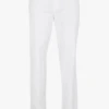 Boss Pantalon Slim-fit En Coton | Blanc 1 Boss Pantalon Slim-fit En Coton | Blanc -Sandro Geschaft 4113026