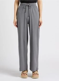 American Vintage LOPINTALE - Jogging En Coton Mélangé | Gris