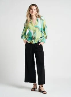 Max Mara Leisure EMILIA - Pantalon Large Taille Haute | Noir 24 Max Mara Leisure EMILIA - Pantalon Large Taille Haute | Noir -Sandro Geschaft 4122915