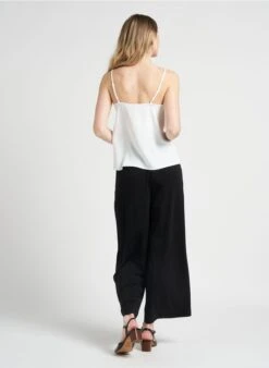 Max Mara Leisure EMILIA - Pantalon Large Taille Haute | Noir 29 Max Mara Leisure EMILIA - Pantalon Large Taille Haute | Noir -Sandro Geschaft 4122926