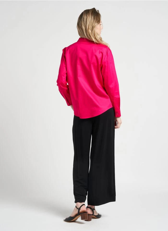 Max Mara Leisure EMILIA - Pantalon Large Taille Haute | Noir 16 Max Mara Leisure EMILIA - Pantalon Large Taille Haute | Noir – Bild 15