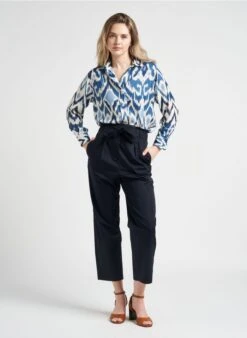GERARD DAREL ELARA - Pantalon Carotte En Coton | Bleu 24 GERARD DAREL ELARA - Pantalon Carotte En Coton | Bleu -Sandro Geschaft 4122969