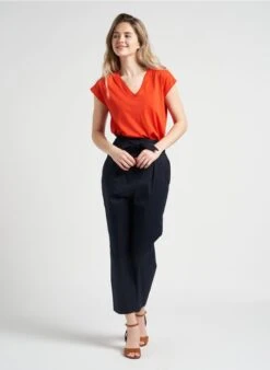 GERARD DAREL ELARA - Pantalon Carotte En Coton | Bleu 26 GERARD DAREL ELARA - Pantalon Carotte En Coton | Bleu -Sandro Geschaft 4122973