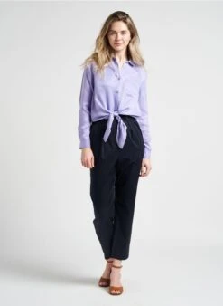GERARD DAREL ELARA - Pantalon Carotte En Coton | Bleu 30 GERARD DAREL ELARA - Pantalon Carotte En Coton | Bleu -Sandro Geschaft 4122981