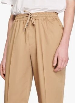 Sandro NEW ALPHA COTTON - Pantalon Chino Avec Cordon En Coton Mélangé | Beige 11 Sandro NEW ALPHA COTTON - Pantalon Chino Avec Cordon En Coton Mélangé | Beige -Sandro Geschaft 4127047
