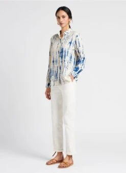 MAISON 123 NOOR P - Pantalon Droit En Coton | Blanc -Sandro Geschaft 4128056