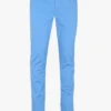 Lacoste Pantalon Droit En Coton Mélangé | Bleu -Sandro Geschaft 4129414