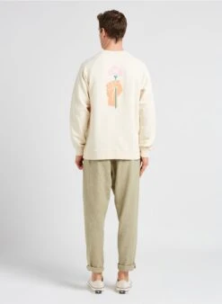 Selected Pantalon Droit En Coton Bio Mélangé | Kaki -Sandro Geschaft 4131148