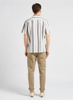 Farah ADLER - Chemise à Rayures En Coton | Bleu -Sandro Geschaft 4131283