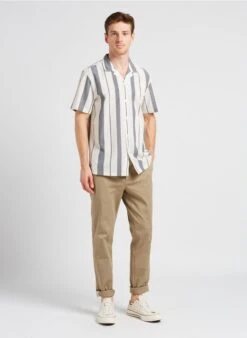 Farah ADLER - Chemise à Rayures En Coton | Bleu -Sandro Geschaft 4131284