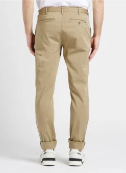 Lacoste Pantalon Droit En Coton Mélangé | Beige -Sandro Geschaft 4131981