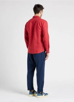 Selected Pantalon Droit En Coton Bio Mélangé | Bleu -Sandro Geschaft 4132050