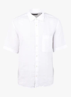 Marc O'Polo Chemise Col Classique Regular-fit En Lin | Blanc
