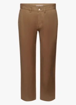 ESPRIT Pantalon Droit En Lin Mélangé | Vert