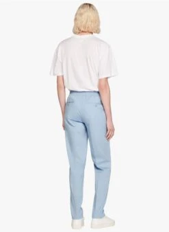 Sandro NEW ALPHA COTTON - Pantalon Chino Avec Cordon En Coton Mélangé | Bleu 9 Sandro NEW ALPHA COTTON - Pantalon Chino Avec Cordon En Coton Mélangé | Bleu -Sandro Geschaft 4142917