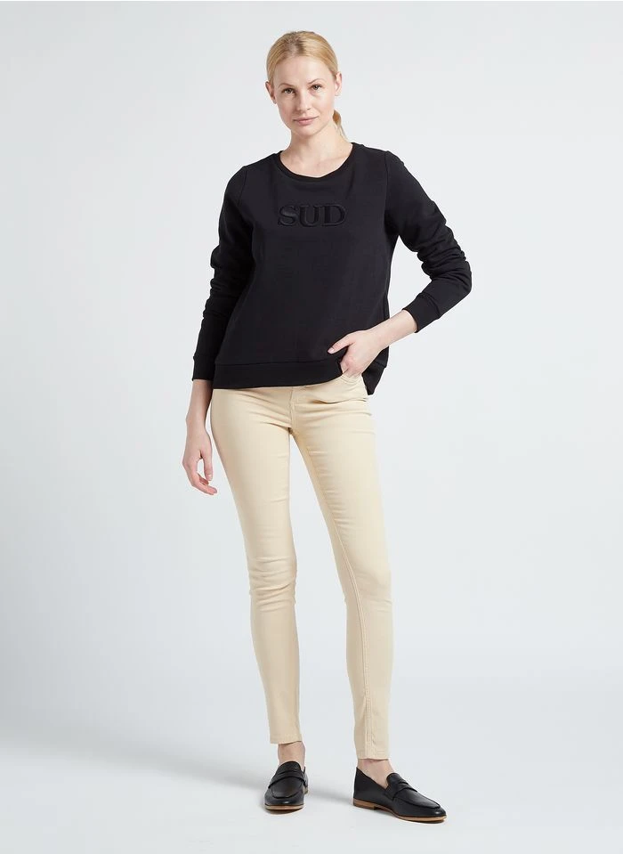 Marc O'Polo Pantalon Slim-fit Taille Haute | Beige 6 Marc O'Polo Pantalon Slim-fit Taille Haute | Beige – Bild 4