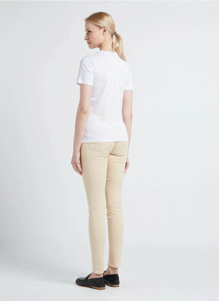 Marc O'Polo Pantalon Slim-fit Taille Haute | Beige 10 Marc O'Polo Pantalon Slim-fit Taille Haute | Beige – Bild 8