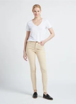 Marc O'Polo Pantalon Slim-fit Taille Haute | Beige 20 Marc O'Polo Pantalon Slim-fit Taille Haute | Beige -Sandro Geschaft 4160787
