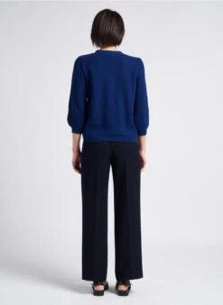 JASON - Pantalon Large | Bleu -Sandro Geschaft 4162156