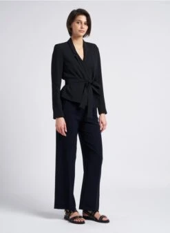 JASON - Pantalon Large | Bleu -Sandro Geschaft 4162167