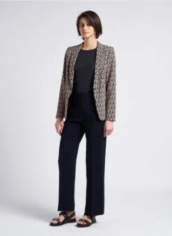 JASON - Pantalon Large | Bleu -Sandro Geschaft 4162171