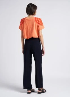 JASON - Pantalon Large | Bleu -Sandro Geschaft 4162174