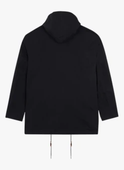 CHEVIGNON DUCK - Parka Col Montant à Capuche En Coton Mélangé | Bleu -Sandro Geschaft 4168839