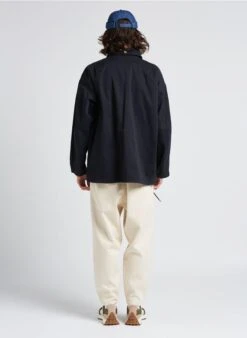 CHEVIGNON DUCK - Parka Col Montant à Capuche En Coton Mélangé | Bleu -Sandro Geschaft 4168917