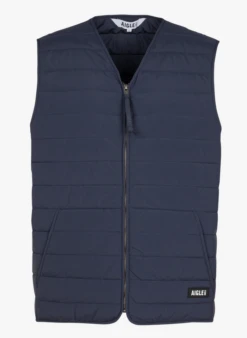 Aigle Doudoune Col V Déperlante | Bleu